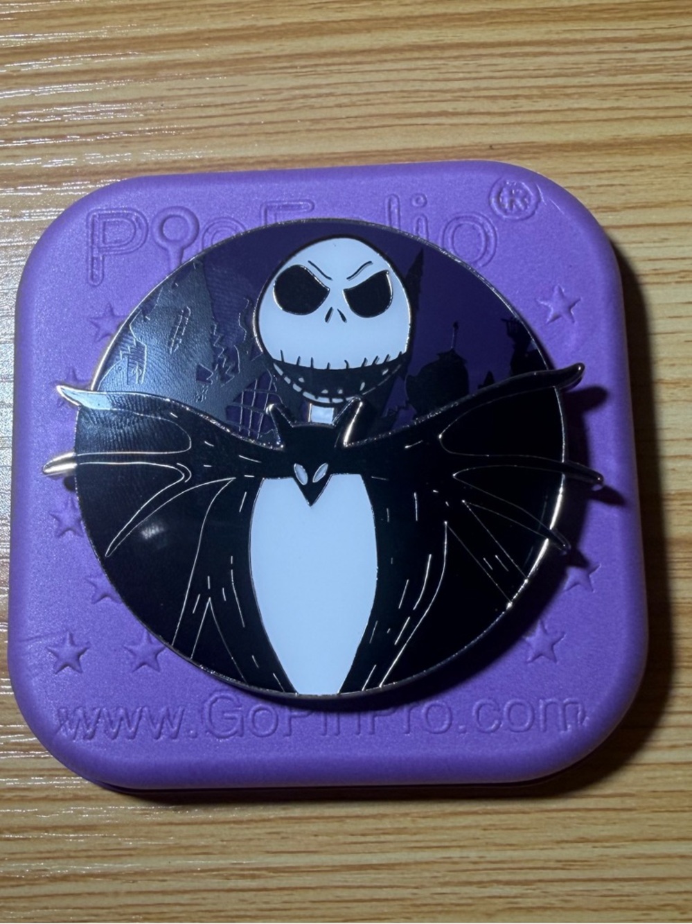 Loungefly The Nightmare Before Christmas Jack Face Spinner Pin+ Mini Pin Folio